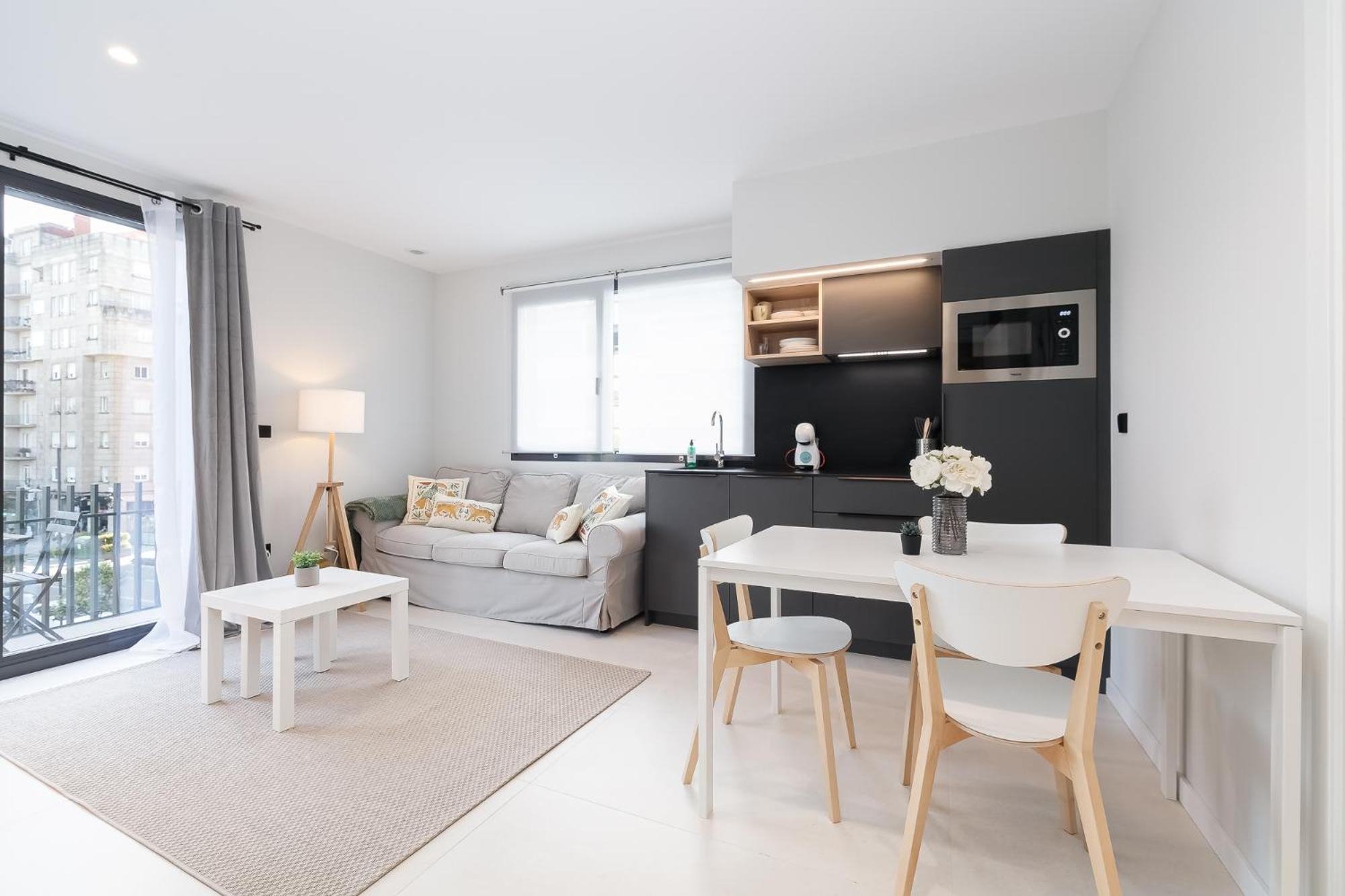 Elegante Y Luminoso En Vigo - Apto 6 By Cabana Rentals 외부 사진